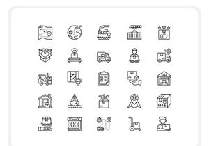 Delivery And Logistic Icon Pack