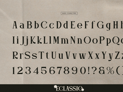 Eclassio | Display Serif Font