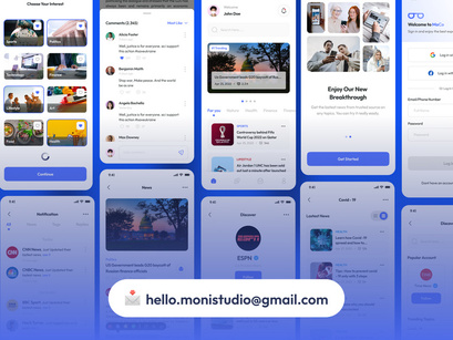 MoCo - News UI Kit App