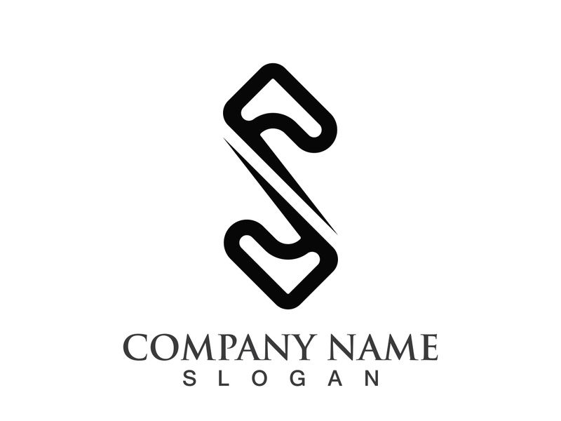 Business corporate S letter logo design vector
