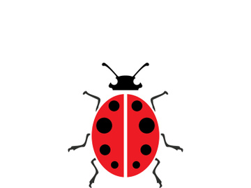 ladybird animal  vector logo symbol icon preview picture