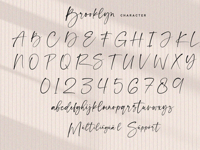 Brooklyn - Handwritten Font