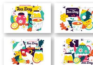 10 International Tea Day Illustration