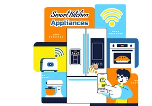 10 Smart Kitchen Appliances Illustration