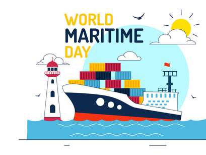 10 World Maritime Day Illustration