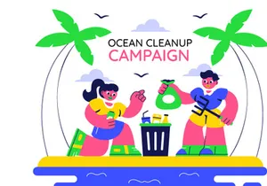 10 Ocean Cleanup Campaign Illustration