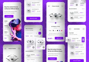 Drones Store App Design