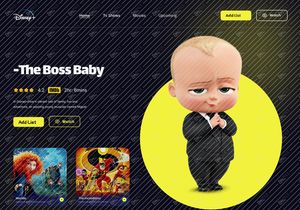 Avatar movie landing page concept