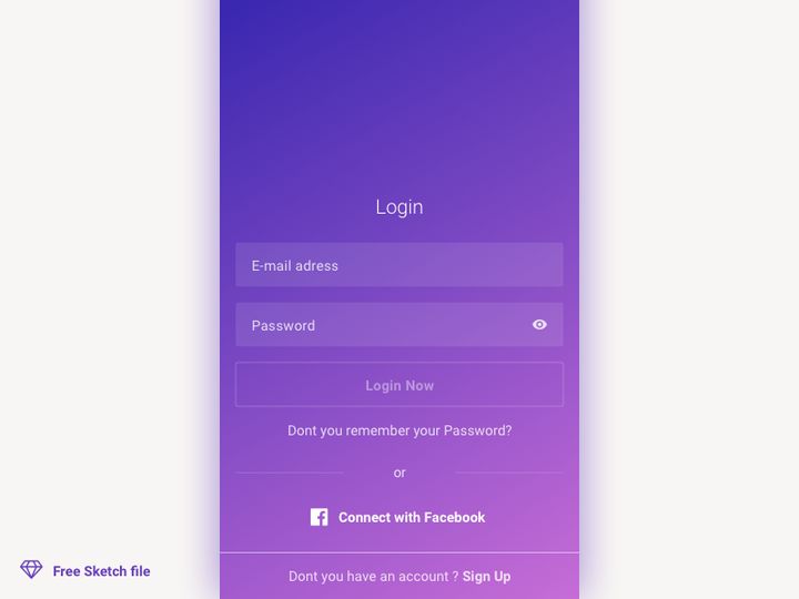 Login & Sign up [Sketch]