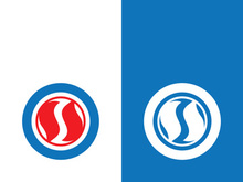 Business corporate S letter logo design vector