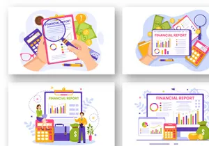 12 Financial Report Illustration