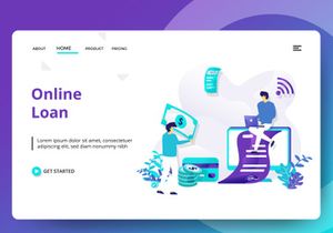 Credit And Loan Landing page template vol 2