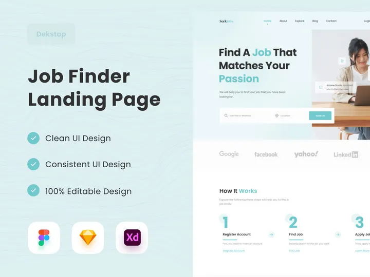 Job Finder Landing Page