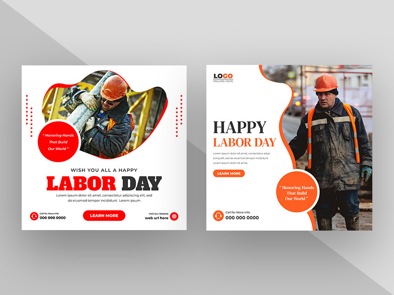 Labor Day Social Media Post Template Ver-2