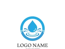 Water drop logo template vector illustration design
