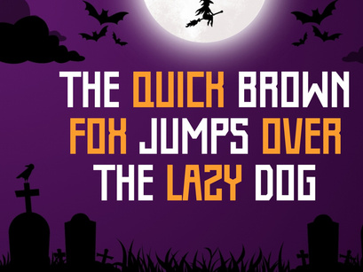 Halloween Sublimation - Condensed Vintage Font