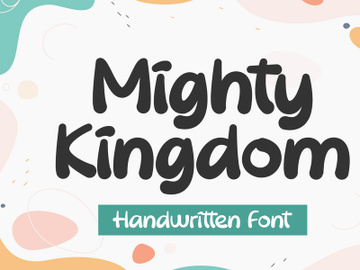 Mighty Kingdom - Handwritten Font preview picture
