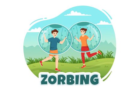 10 Zorbing Sport Illustration