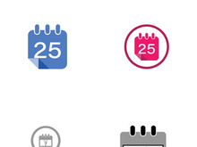 Calendar logo design.