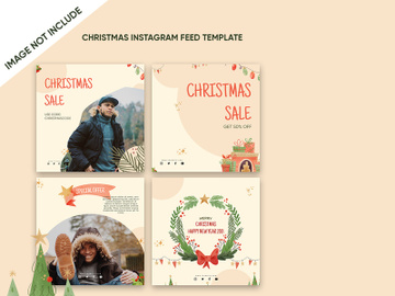 SOFTMAS - CHRISTMAS INSTAGRAM FEED TEMPLATE preview picture