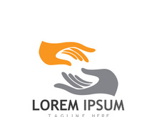 Creative people community group logo design.