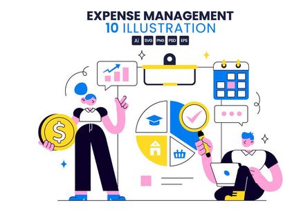 10 Expense Management Illustration