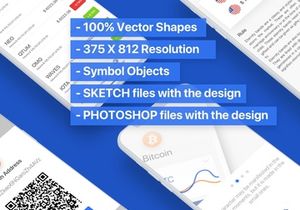 Blockchain Wallet Moblie APP UI Kit
