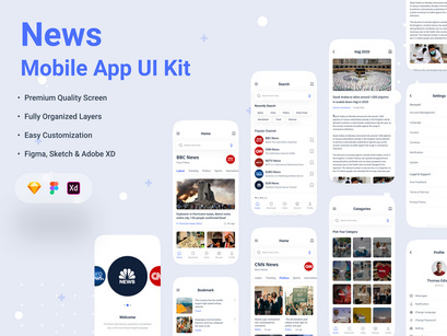 News App UI kit