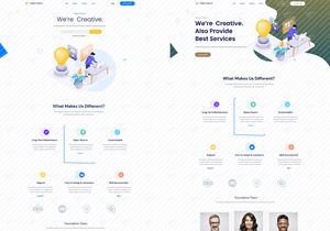 Unpro - Templat Figma untuk Agency Kreatif
