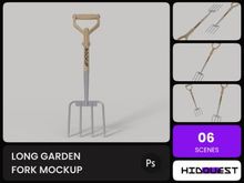 Long Garden Fork Mockup