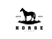Horse Logo, West Country Farm Ranch Cowboy Logo Design