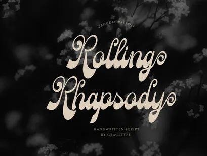 Rolling Rhapsody | Handwritten Script