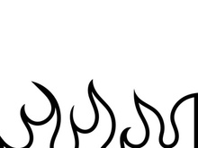 Fire flame background vector illustration design template