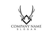 Deer vector icon illustration design
