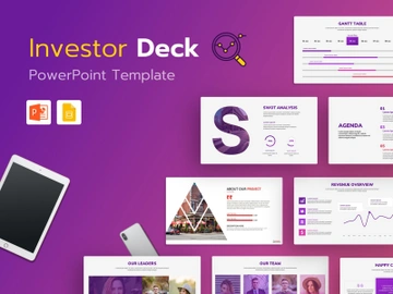 Investor Deck PowerPoint Template preview picture