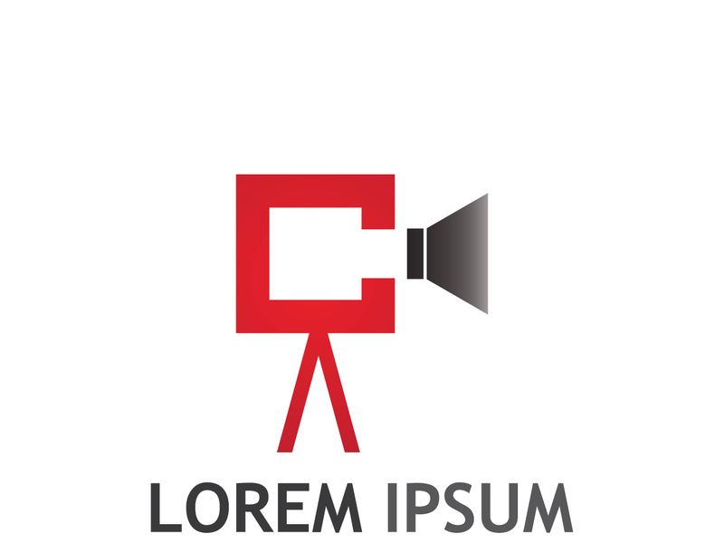 Movie abstract logo.