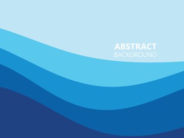 Blue wave water background wallpaper vector preview picture