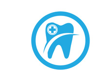 Dental care logo vector icon design
