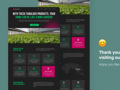 Invernadero - Greenhouse Landing Page