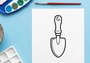 Juego de cuchara y tenedor minimalistas de madera aislados sobre fondo blanco. Icono simple de utensilio de cocina para diseño de cocina o comedor.