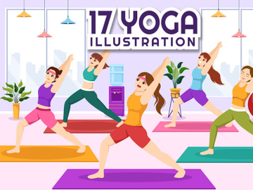 17 Yoga and Meditation Practices Illustration preview picture