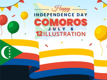 12 Happy Comoros Independence Day Illustration preview picture