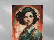 A Beautiful Woman's Illustration