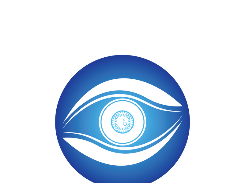 Branding Identity Corporate Eye Care vector logo design