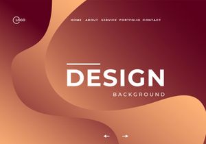 3D Background Modern Wave