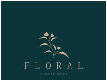 Elegant floral and leaf frame. Delicate botanical vector illustration for labels, spas, corporate identity, and wedding invitations