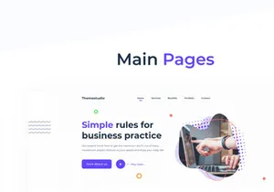 Template WebStudio ThemeStudio Figma