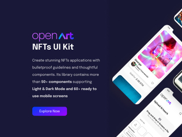 Open Art - NFTs UI Kit preview picture