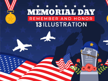 13 Memorial Day Illustration preview picture