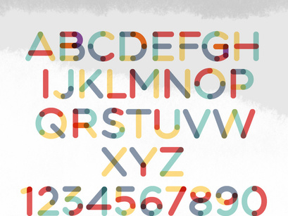 Multicolore Free Font
